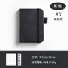 Mini Caderno A7 Pequeno Portátil Bloco de Notas de Bolso Macaron Caderno Impermeável de Couro Grosso