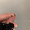 Pendientes de aguja plateada con múltiples diamantes, pendientes pequeños sencillos para todo, pendientes femeninos para el cartílago de la oreja, para dormir sin necesidad de tapones para los oídos, aguja de plata 925