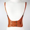 Correa de Moda para Fotografía Callejera Europea y Americana Transfronteriza Cubierta para Cintura Decorativa Negra Estilo Ins Punk Correa Cruzada con Cinturón de Traje para Mujer