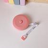 Mini Portátil cinta métrica pequeña para ropa 1.5m cinta métrica circunferencia de cintura circunferencia de cadera lindo caricatura medición regla de tres circunferencias regla suave aprendizaje