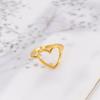 AliExpress Anel Coringa de Personalidade Simples de Coração de Amor de Ouro 18K