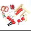 Conjunto de combinação de instrumentos de percussão Orff materiais didáticos recursos de ensino jardim de infância alunos do ensino fundamental aula de música apresentação instrumentos musicais