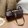 Bolso Tipo Baguette Trendy Estilo Francés Modelo Nuevo 2026 con Hebilla de Cierre, Bolso de Hombro Retro a la Moda, Elegante Bolso de Mano de un Solo Hombro