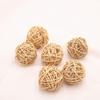 En Stock 3/4/5cm Bola de Ratán Blanco Colorido Jardín de Niños Centro Comercial Ventana Pasillo DIY Decorativo Colgante Accesorios para Fotos