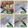 Máquina cortadora de pulseras joyería pequeña barra de oro y plata máquina cortadora eléctrica etiqueta no-thing tarjeta rebanadora sierra eléctrica herramientas para batir oro
