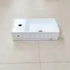 Lavabo de cerámica para pared de Nueva Zelanda Lavabo rectangular australiano para colgar a la izquierda lavabo derecho Fregadero europeo de tamaño pequeño mini