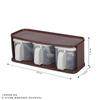 Caja de Almacenamiento de Empaques de Condimentos para el Hogar Tarro de Condimentos de Gran Capacidad para Cocina Caja de Condimentos Portátil Apilable Caja de Condimentos Multi-Compartimentos