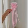 Paquete de 2 ~ Pasador de lazo de estilo ballet francés para el cabello de verano para mujer, clip para flequillo lateral dulce, lazo para el cabello