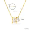 Joyería transfronteriza europea y americana: aretes de circón geométrico, collar con colgante de circón de gota de agua de alta gama de nicho, joyería de acero inoxidable