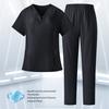 Roupa Cirúrgica Médica de Secagem Rápida Roupa de Trabalho de Médico Roupa de Enfermeira de Sala de Cirurgia Elástica Lavagem à Mão Terno Verão Fino Masculino
