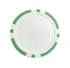 Fabricante original de fichas de plástico UV largas y cortas, fichas de juego de ABS, en blanco de 40 mm, personalizables con logo, al por mayor