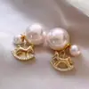 Colección Año Nuevo del Caballo: Pendientes de Caballo Dorado Perla Roja, Doble Uso, Pendientes de Caballo Festivos de Lujo Ligero de Nicho