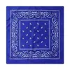 Pañuelo para la cabeza cuadrado de poliéster con estampado de cachemira y flores de anacardo, estilo hip hop, para montar al aire libre, disponible al por mayor.