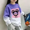 Sudadera de otoño para niña 2026 nuevo estilo suéter de otoño e invierno para niño de manga larga top casual moderno con estampado