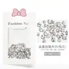 Rhinestones para arte de uñas: fondo puntiagudo, forma de corazón, forma de corazón inclinada, blanco transparente, corazón de durazno, rectangulares, octogonales, forma de lágrima y cuadrados gruesos, 30 piezas