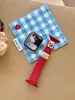 Correa de Reloj Magnética Tejida de Lunares Fina para Año Nuevo Adecuada para Apple Watch Iwatch11 Generación 10/987Ultra/Se