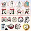 Modelo Quente Transfronteiriço Oriente Médio Emirados Árabes Unidos Retrato do Rei Senhor Esmalte Pintado Emblema Adesivo para Celular Pronto para Entrega