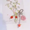 Hd5238A04 Cadena para Teléfono de Cuentas Florales Correa para Teléfono Estilo Ins de Cristal Llavero Portátil para Muñeca Colgante para Bolso