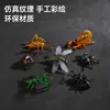 Juguete de insectos para niños transfronterizo modelo de animal saltamontes mariposa mariquita de siete puntos escorpión araña hormiga ciempiés adornos
