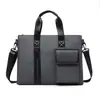 Nueva bolsa para portátil para hombres y mujeres, bolso de mano simple para el trabajo diario, portátil, moderno, maletín cruzado casual