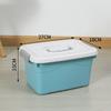Caja de Almacenamiento Plástico Engrosado Transparente Caja de Almacenamiento para Ropa de Hogar Caja de Almacenamiento para Juguetes Caja Organizadora Tipo Bolso Duradera y Fuerte