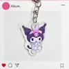 Chaveiro Sanrio Chaveiro Dupla Face Fofo Desenho Animado Pingente de Mochila Escolar Pingente Transparente Homens e Mulheres Acrílico Chave