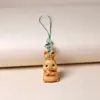 Colgante para Teléfono Móvil Zodiaco Chino Tallado en Madera de Tuya Taihang Pieza de Mano de Talla en Madera Llavero Colgante para Teléfono Móvil Zodiaco Chino