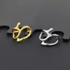 Nuevos Anillos de Diseño Geométrico Irregular Estilo Europeo y Americano para Hombres y Mujeres, Anillos Abiertos Huecos de Moda Personalizados