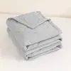 Colcha de Verano Suave y Amigable con la Piel, Lavable, de Algodón Cepillado, para Aire Acondicionado, Simple, para Dormitorio de Estudiante, Individual, de Verano para Refrescar, Colcha de Verano