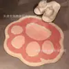 Tapete de chão dopamina em formato de fruta, falso cashmere, tapete de banheiro fofo, absorvente de água, antiderrapante, resistente à sujeira, adequado para o lado da cama do quarto