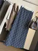 Falda de lana a cuadros elástica de cintura alta con abertura trasera, estilo otoño para mujer, retro chic, adelgazante, versátil, falda recta de longitud media