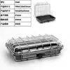 Caja de Almacenamiento Impermeable Pequeña Transparente Portátil para Exteriores Sellada a Prueba de Humedad Organizador para Pesca Buceo Teléfono Llave Auriculares