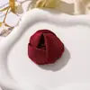 Atmósfera de Otoño e Invierno, Estilo Retro, Capullos de Flor de Tela Plegados a Mano, Cuerda para el Cabello DIY, Pinza Lateral, Accesorios para el Cabello, Zapatos, Sombreros, Ropa, Accesorios de Flor