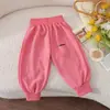 Pantalones para Niños Otoño Nuevo Estilo Pantalones de Niño Primavera Ropa Exterior para Niña Pantalones Casuales Bebé Holgados Elegantes Pantalones Largos Ropa para Niños