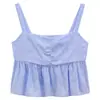 Camisola de Encaje con Puntadas Estilo Francés Retro Verano 2025 Nuevo Diseño de Verano para Mujer Top sin Mangas de Nicho