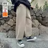 Liquidación Invierno Ropa Infantil Niños Pantalones Deportivos Gruesos Forrados de Polar Casuales para Niños Mayores, Pantalones Integrados de Polar, Lana de Alpaca Algodón