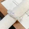Renda Diamante SombraAnel Aberto Simples e Luxuoso com Laço de Renda, Anel Exquisito Empilhável Versátil de Nicho
