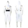Fantasia Cosplay Ninja Branco de Halloween Atacado Equipe Dinossauro Ninja Branco Tommy Oliver Fantasia Cosplay