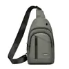 Bolsa para Hombre 2026 Primavera Nuevo Estilo Bolsa de Pecho Casual para Hombre Bolso Cruzado de Hombro Urbano Simple Ligero de Nailon Bolsa de Pecho