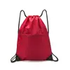 Zackpack Esportivo Impermeável Pano Oxford Cordão Bolsa com Logotipo Impresso Mochila Nylon Outdoor Bolso com Cordão Mochila