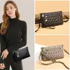 Bolso para Mujer de Mediana Edad Nuevo de Moda y Elegante Bolso de Mano para Mujer Estilo Coreano Simple Monedero Bolso de Hombro Cruzado Individual Moderno