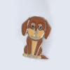 Broche de metal para perro mascota de venta caliente, insignia para ropa y sombrero, aleación, accesorios para amantes de los animales, una generación de punto