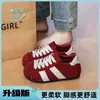 Mocasines de Suela Gruesa con Puntera de Concha para Mujer, Nuevos Otoño 2026 Retro Ugly-Cute Zapatos de Entrenamiento Alemanes, Zapatillas Deportivas Casuales con Punta Ancha