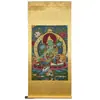 Caligrafía y Pintura Antigua, Thangka Negro y Dorado, Pintura de Entrada de Tara Blanca, Estatua de Buda, Pintura del Salón Central, Ya Enmarcado, Buda de Xizang, Thangka del Buda de la Medicina