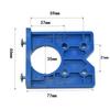 Abridor de agujeros de 35 mm posicionamiento de bisagras de panel de puerta localizador de agujeros para bisagras de 35 mm herramienta de instalación para punzonado de bisagras para carpintería