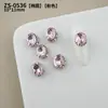 Rhinestones Brillantes para Uñas, Rhinestones Rojos Transparentes Rosa con Forma de Almohada y Forma de Cubo de Azúcar para Año Nuevo, Rhinestones para Uñas al por Mayor
