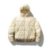 Yidao Vintage 2026 Invierno Nuevo Color Bloque con Capucha Costilla Chaqueta de Plumas para Hombre Moderna Cálida 90 Plumón de Pato Blanco Abrigo