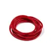 Cordón de cera coreano de 3.0 mm, cuerda de cera de poliéster con patrón de serpiente multicolor, material de tejido hecho a mano para pulseras y collares, resistente al desgaste