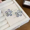 Novos brincos de esmalte com bolinhas creme estilo vintage francês, brincos de argola com contas quadradas gentis estilo coreano para o dia a dia, brincos versáteis
