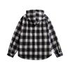 Camisa de Flanela com Capuz Estilo Hong Kong Outono e Inverno 2024 Jaqueta Solta Masculina e Feminina Jaqueta de Flanela Versátil Top Versátil da Moda